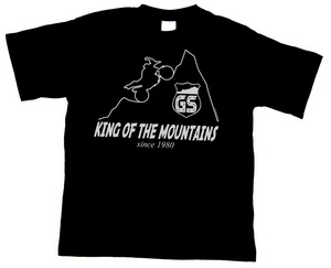 BEEMER GS T-shirt GS - KING OF THE MOUNTAINS - since 1980